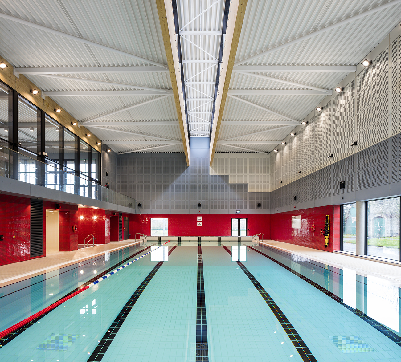 Clongowes Wood College Swimming Pool. Wejchert Architects.